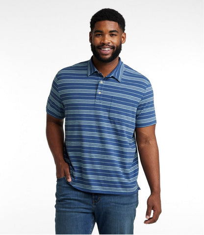 Men's Lakewashed Performance Polo, Short-Sleeve, Stripe | L.L.Bean online