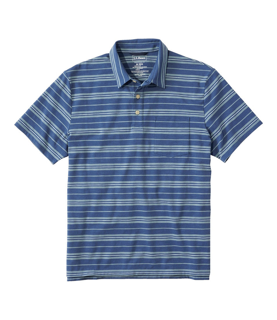 Men's Lakewashed Performance Polo, Short-Sleeve, Stripe | L.L.Bean online - US 1653