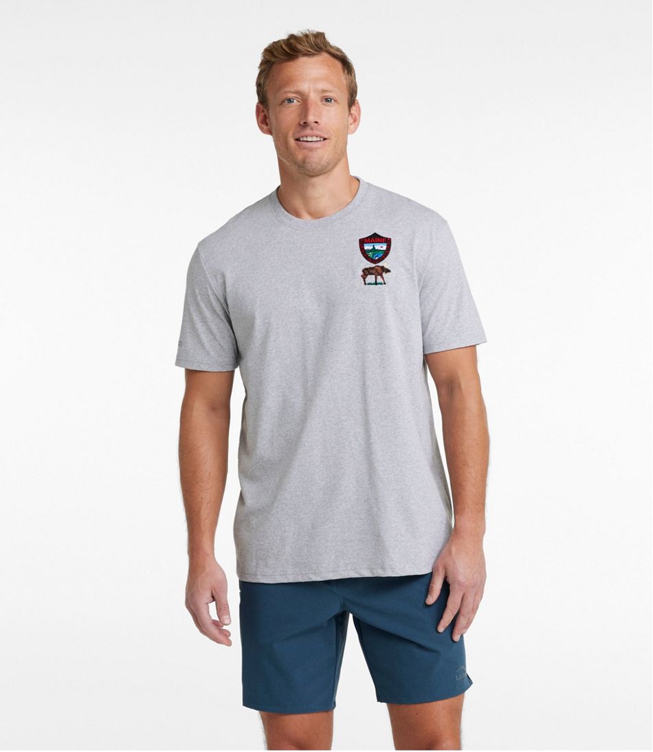 Men's Maine Inland Fisheries and Wildlife Tee, Moose | L.L.Bean sale