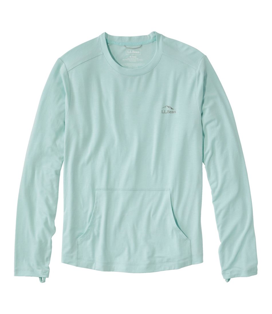 Men's Tropicwear Comfort Crew, Long-Sleeve | L.L.Bean outlet