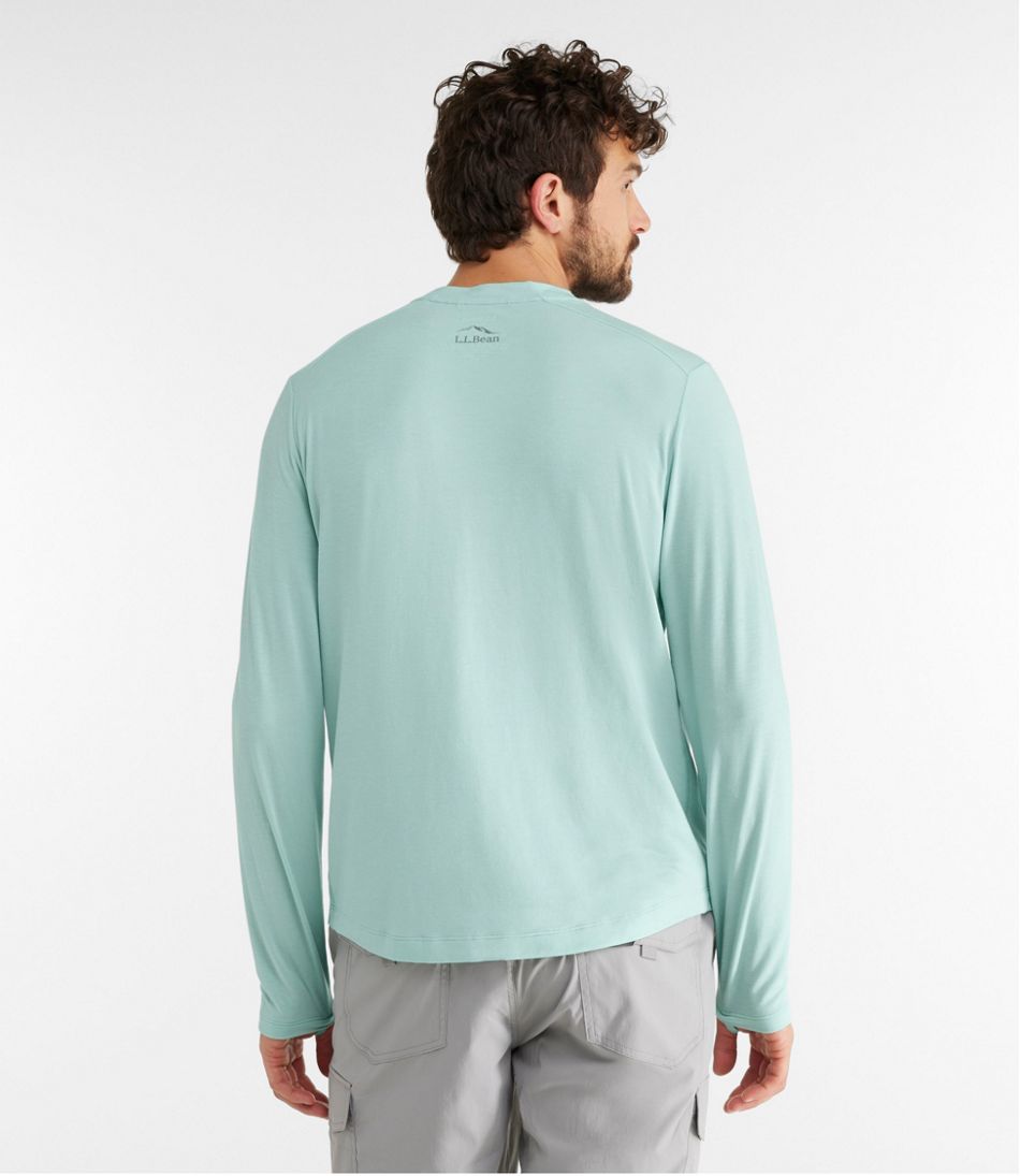 Men's Tropicwear Comfort Crew, Long-Sleeve | L.L.Bean outlet