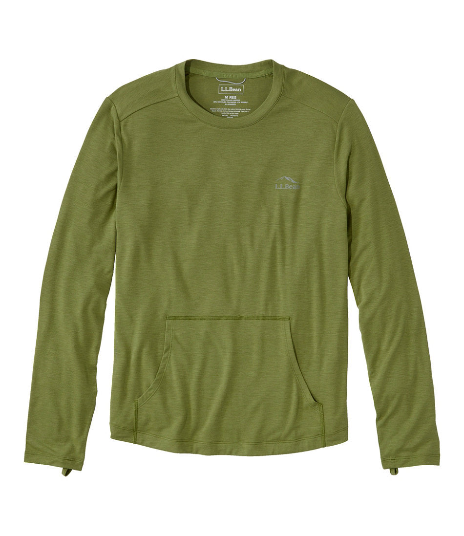 Men's Tropicwear Comfort Crew, Long-Sleeve | L.L.Bean outlet - US 9452