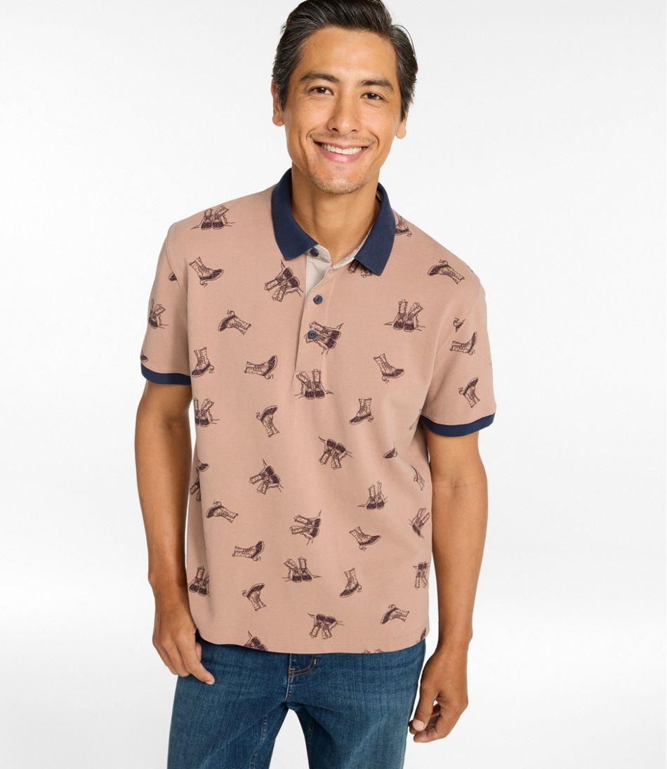 Men's Casco Bay Rugged Polo, Short-Sleeve, Print | L.L.Bean sale