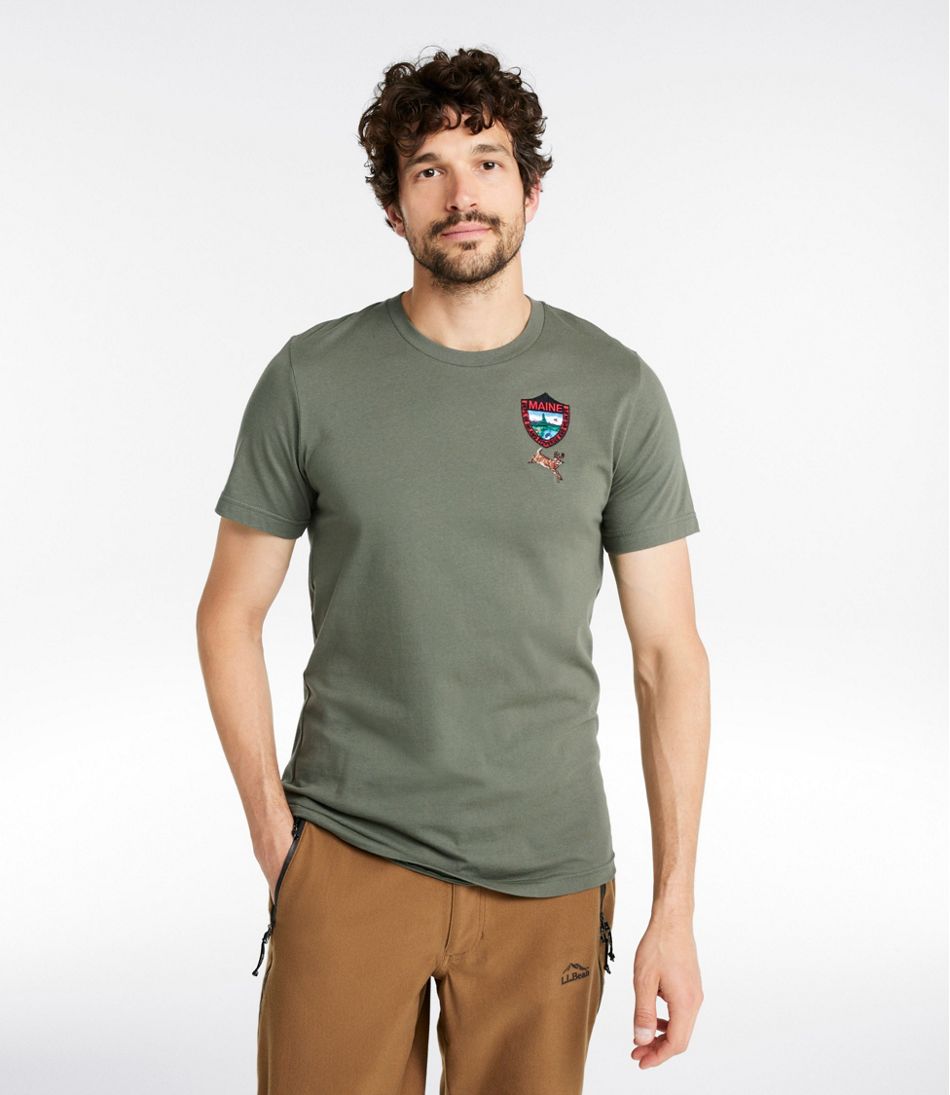 Men's Maine Inland Fisheries and Wildlife Tee, White-Tailed Deer | L.L.Bean sale