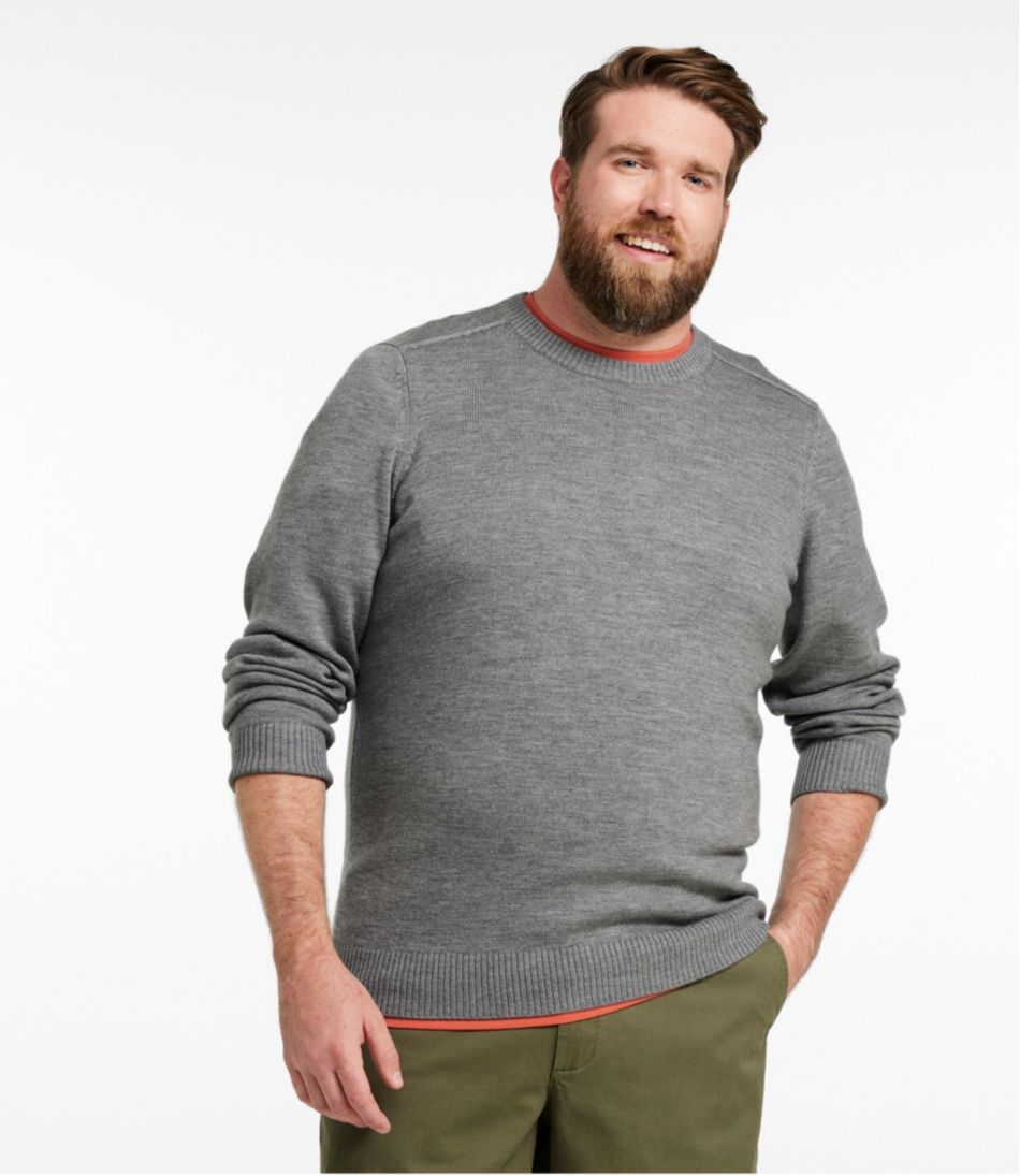 Men's Essential Merino Sweater, Crewneck | L.L.Bean discount