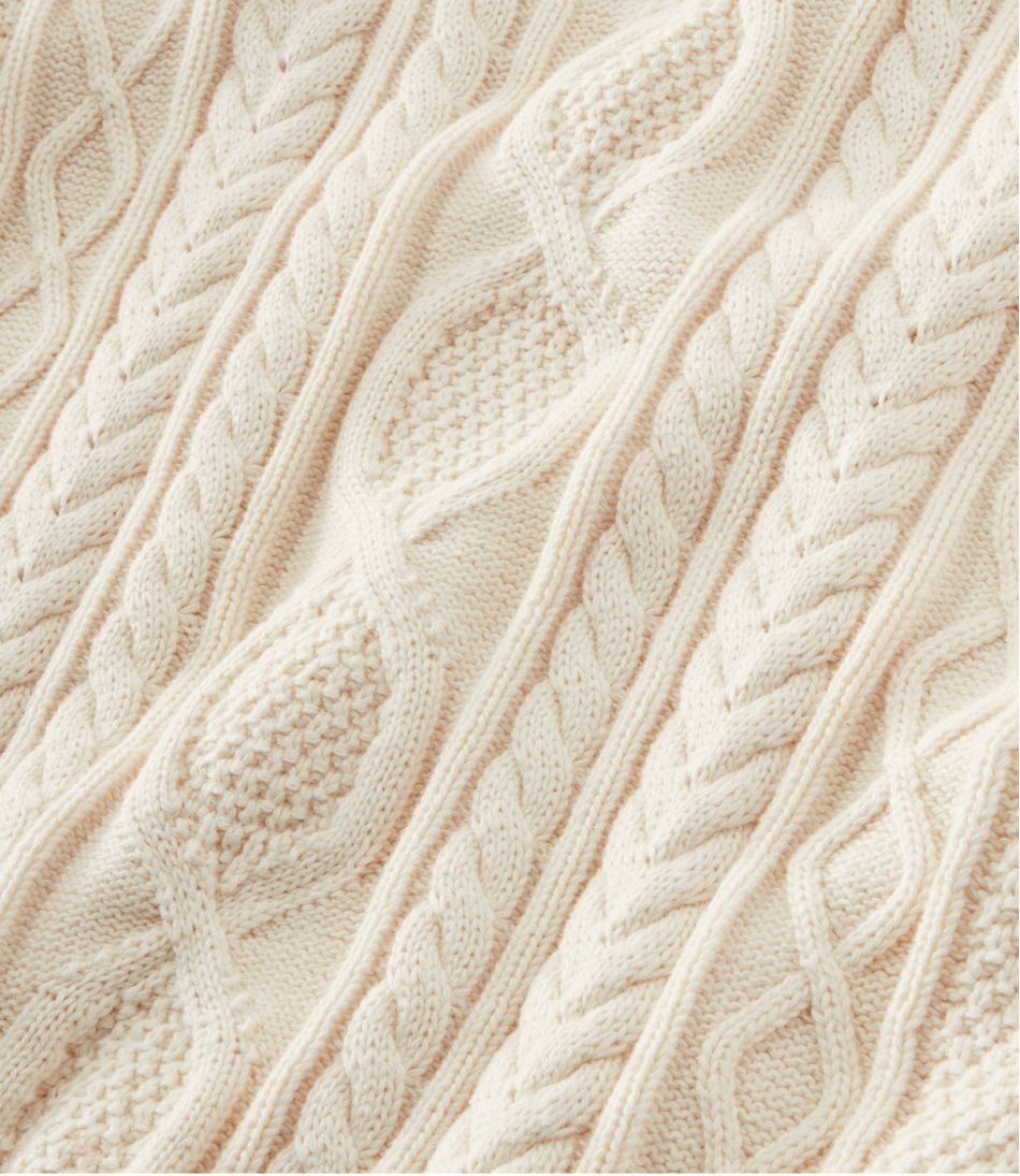 Men's Bean's Heritage Soft Cotton Fisherman Sweater, Button-Mock | L.L.Bean discount