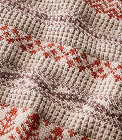 Men's L.L.Bean Organic Cotton Waffle Sweater, Crewneck, Fair Isle | L.L.Bean near me