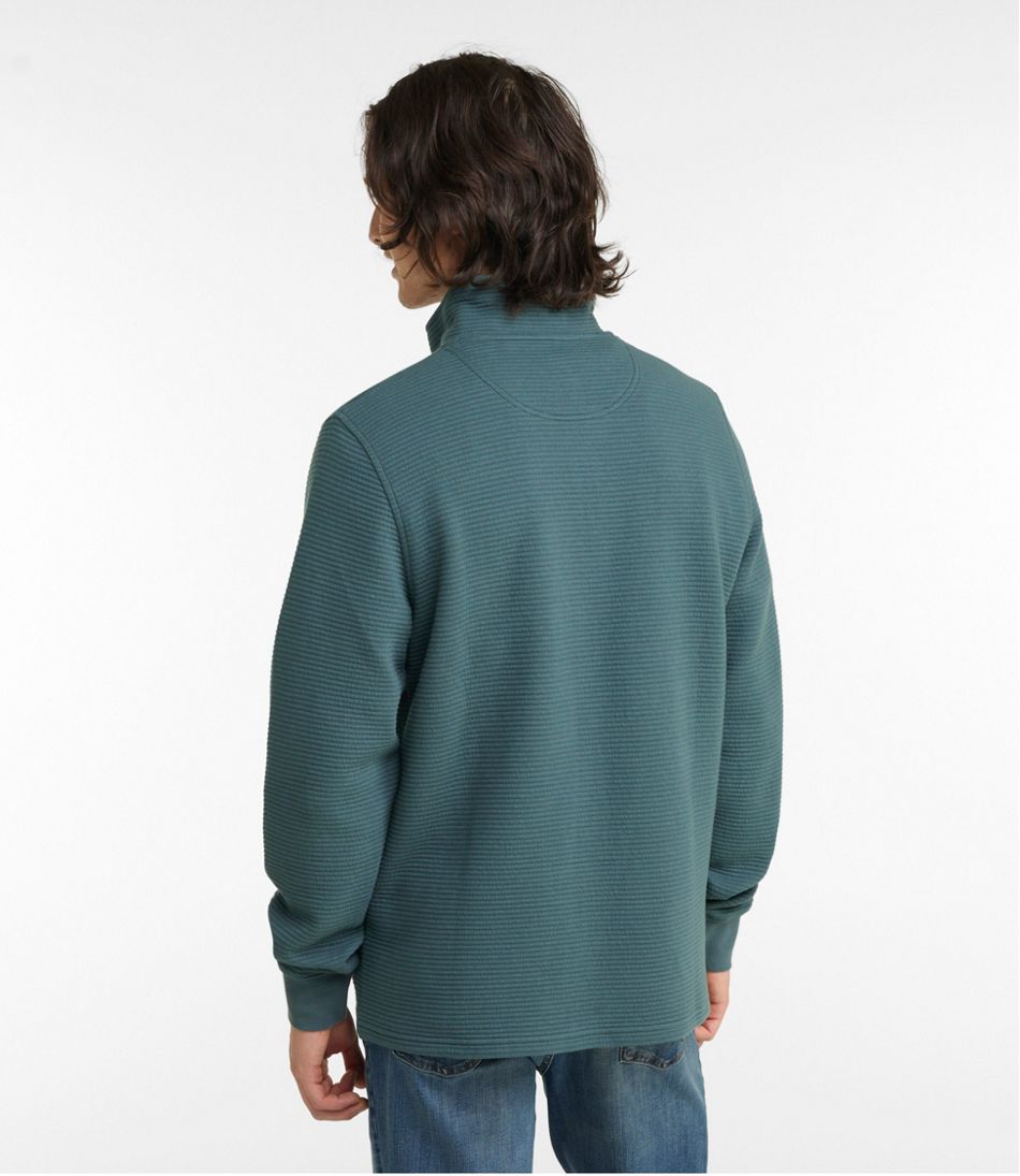 Men's Lakewashed Double-Knit Quarter-Zip Pullover | L.L.Bean online