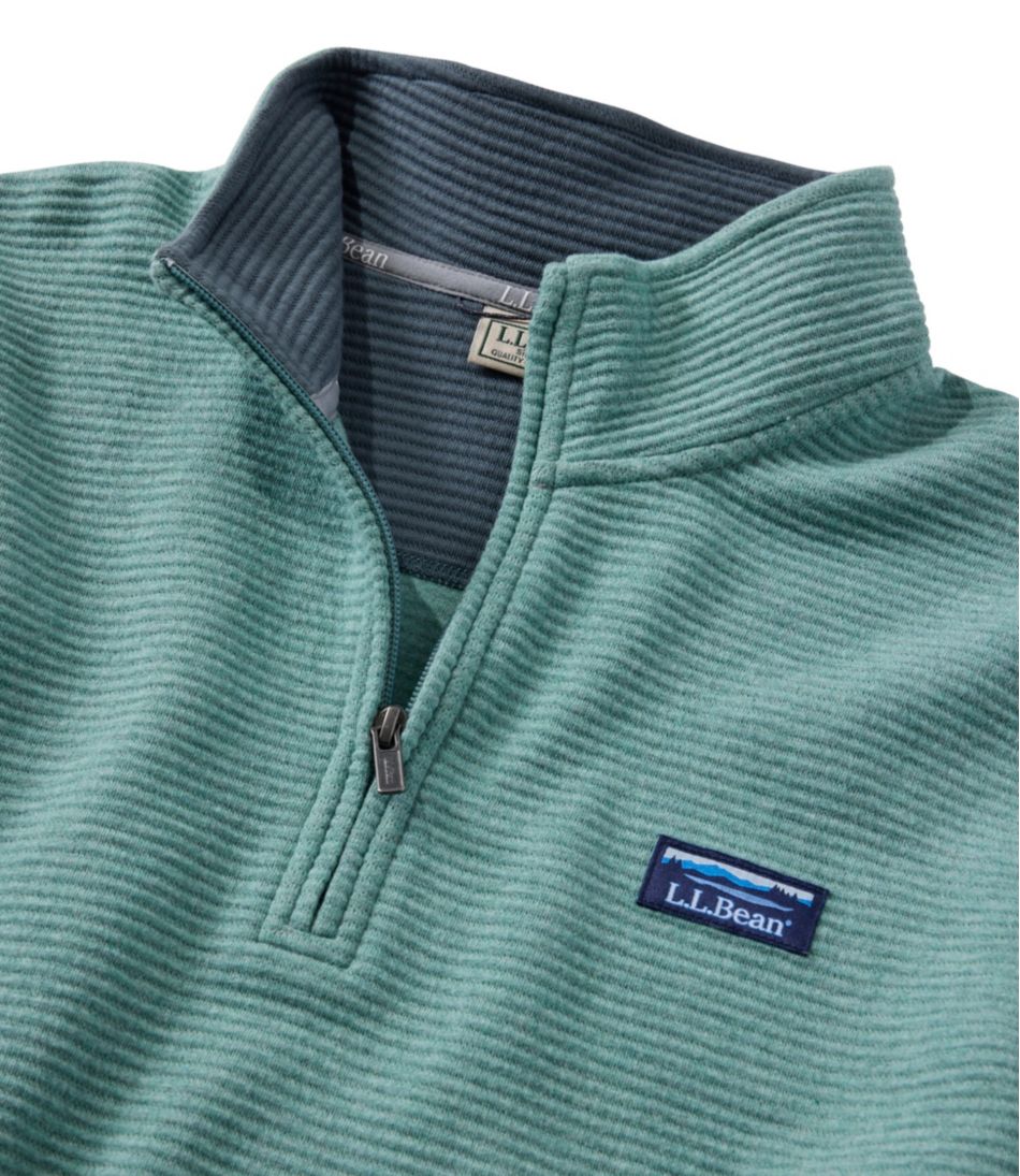Men's Lakewashed Double-Knit Quarter-Zip Pullover | L.L.Bean online