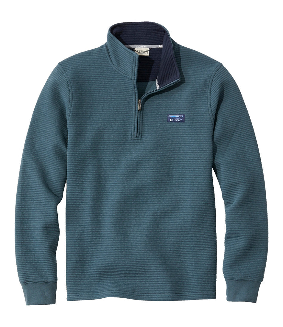 Men's Lakewashed Double-Knit Quarter-Zip Pullover | L.L.Bean online - US 6369
