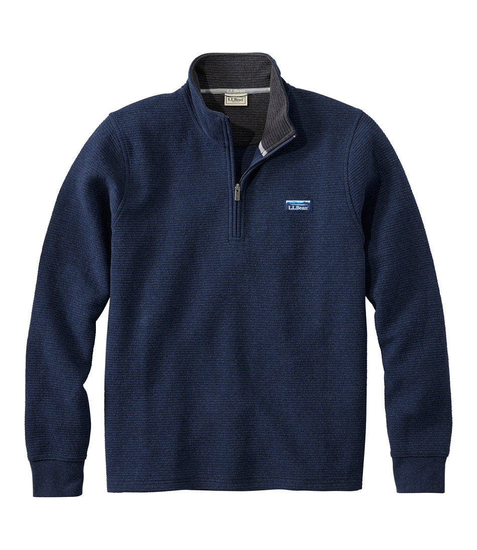 Men's Lakewashed Double-Knit Quarter-Zip Pullover | L.L.Bean online - US 6369