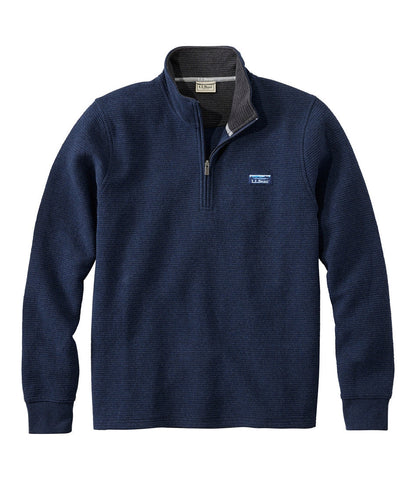 Men's Lakewashed Double-Knit Quarter-Zip Pullover | L.L.Bean online - US 6369