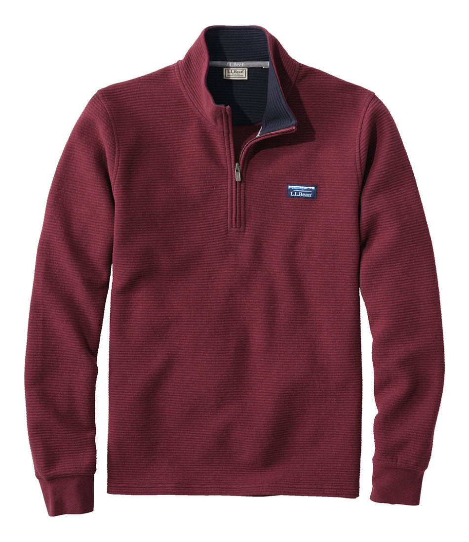 Men's Lakewashed Double-Knit Quarter-Zip Pullover | L.L.Bean online - US 6369