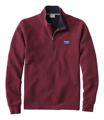 Men's Lakewashed Double-Knit Quarter-Zip Pullover | L.L.Bean online - US 6369