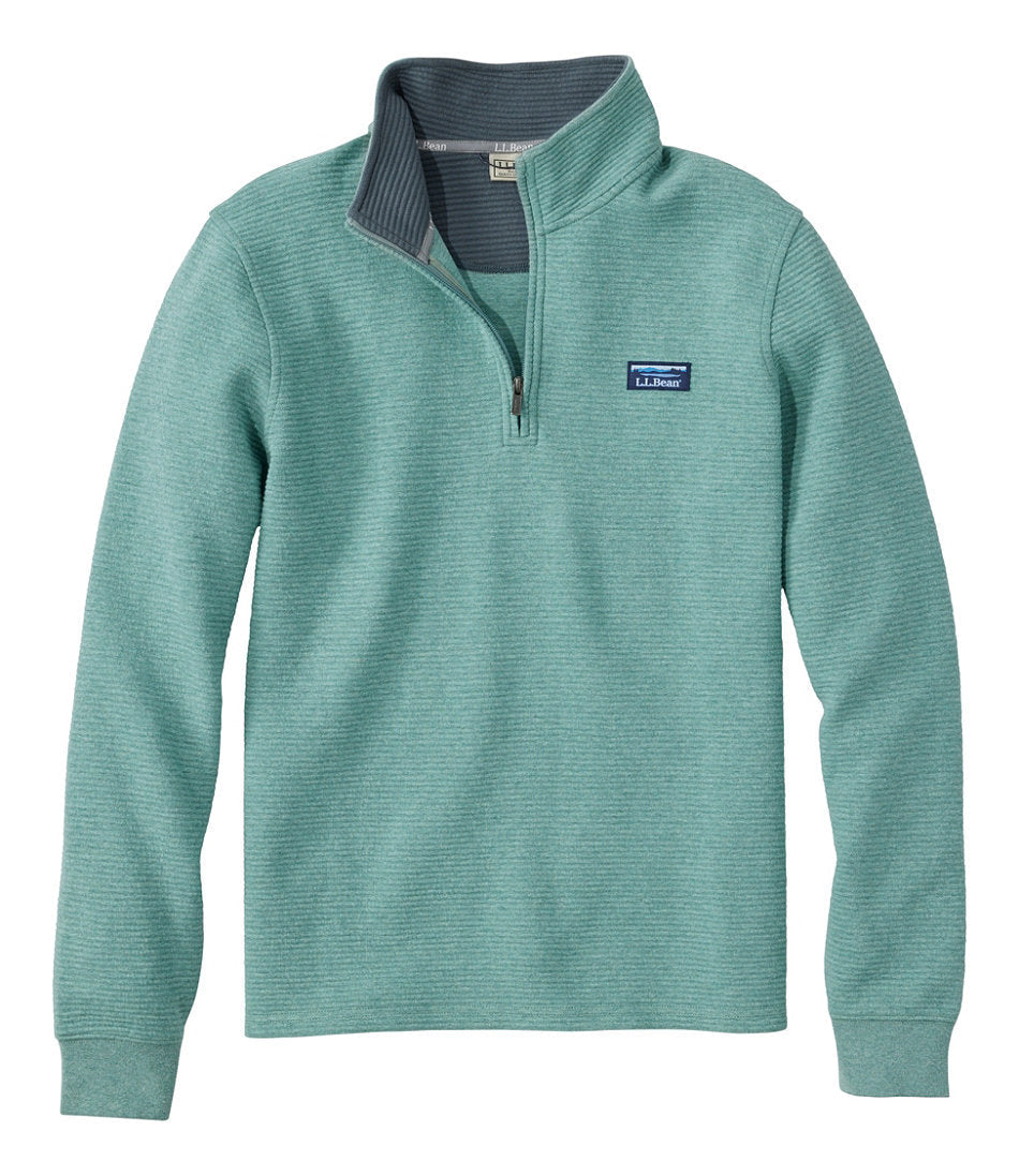 Men's Lakewashed Double-Knit Quarter-Zip Pullover | L.L.Bean online - US 6369
