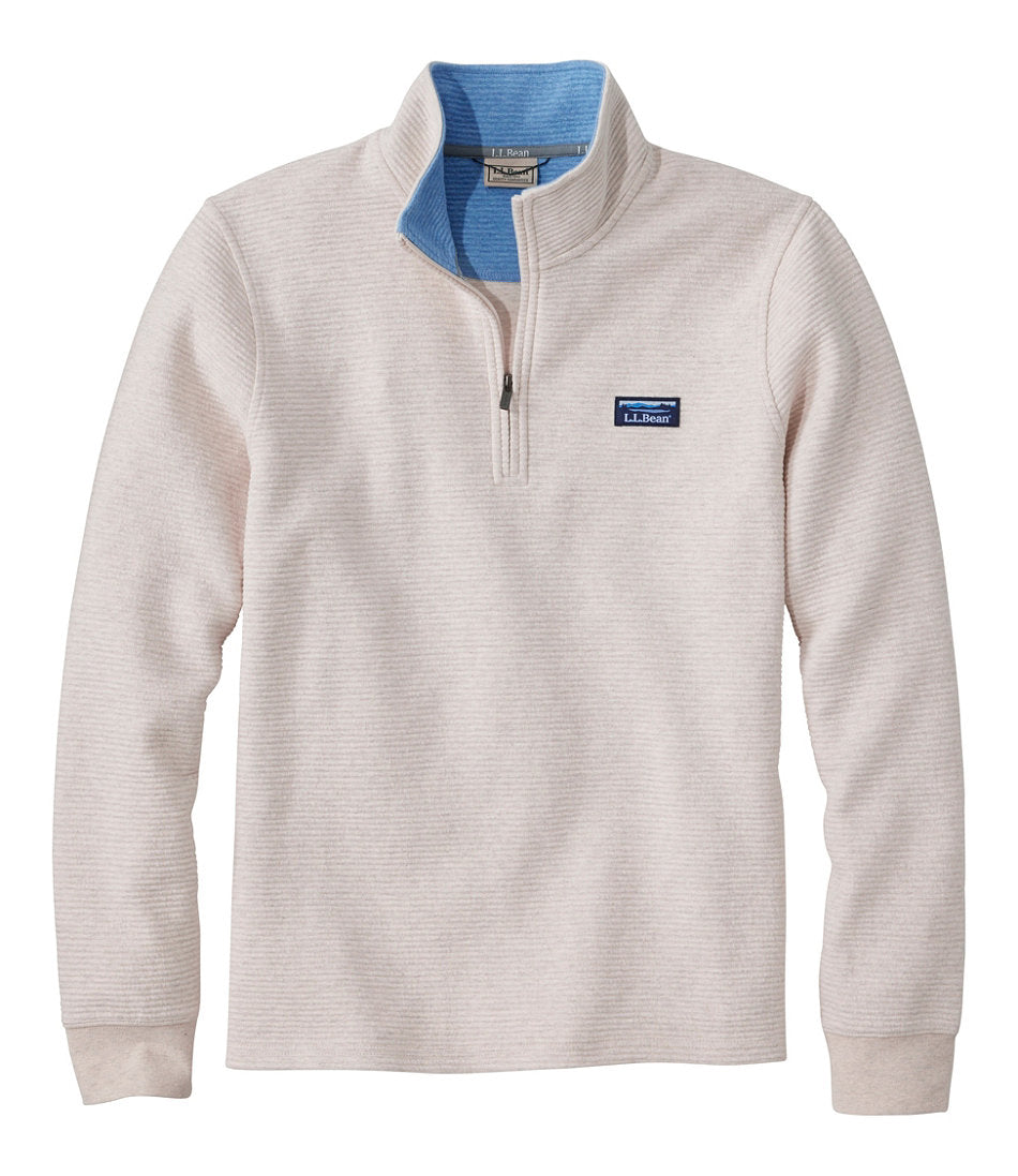 Men's Lakewashed Double-Knit Quarter-Zip Pullover | L.L.Bean online - US 6369