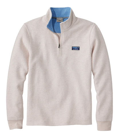 Men's Lakewashed Double-Knit Quarter-Zip Pullover | L.L.Bean online - US 6369