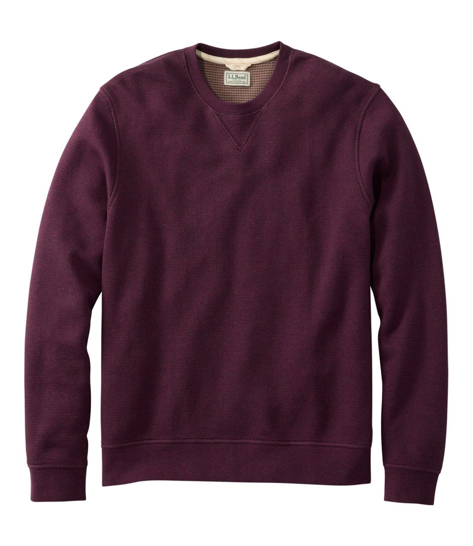 Men's All Seasons Textured Sweats, Crewneck | L.L.Bean sale