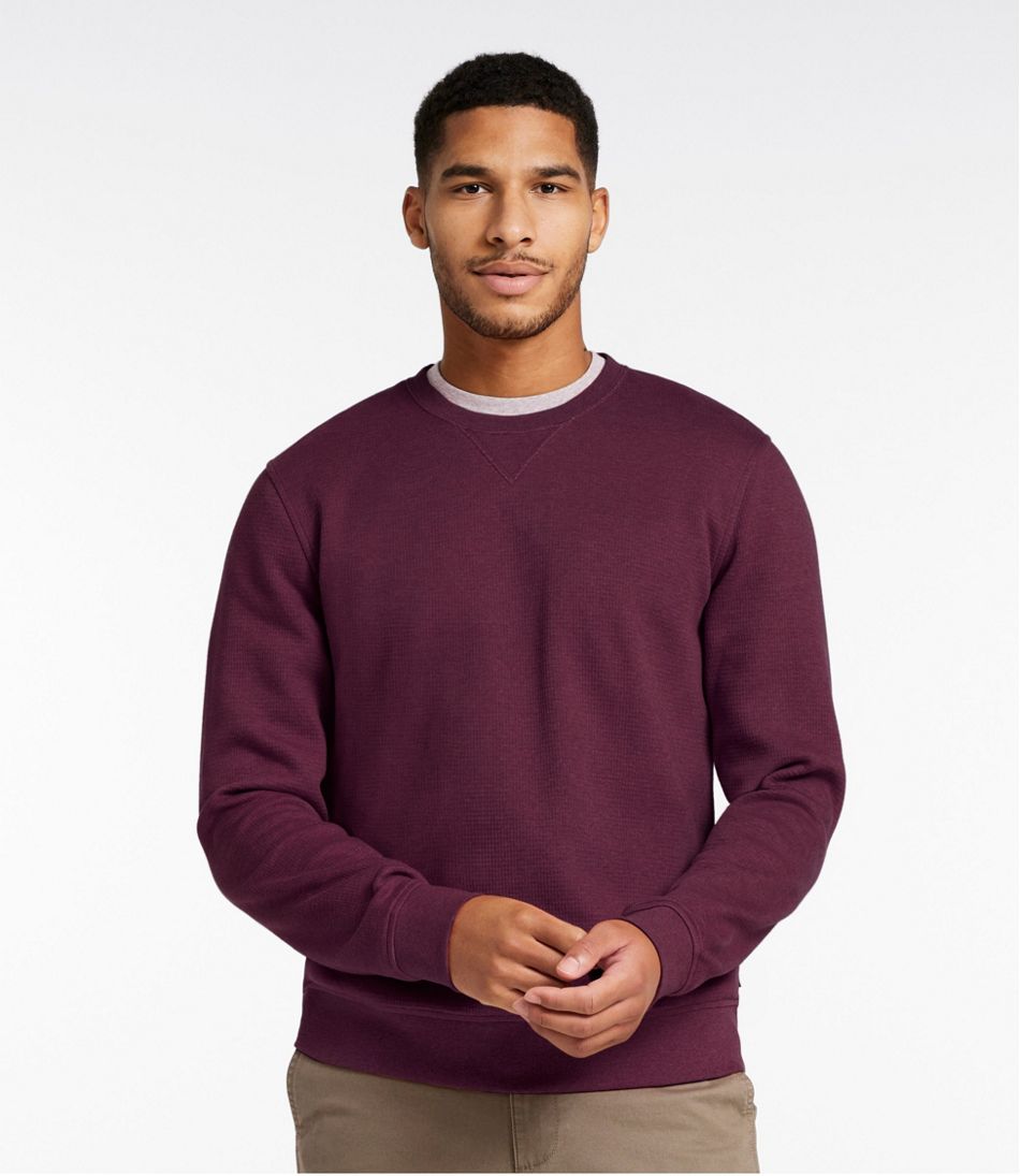 Men's All Seasons Textured Sweats, Crewneck | L.L.Bean sale