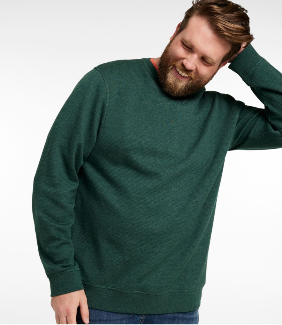 Men's All Seasons Textured Sweats, Crewneck | L.L.Bean sale