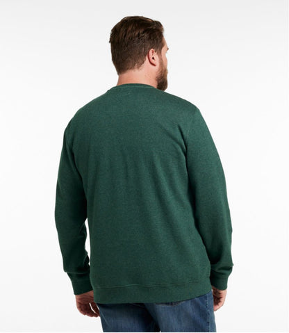 Men's All Seasons Textured Sweats, Crewneck | L.L.Bean sale
