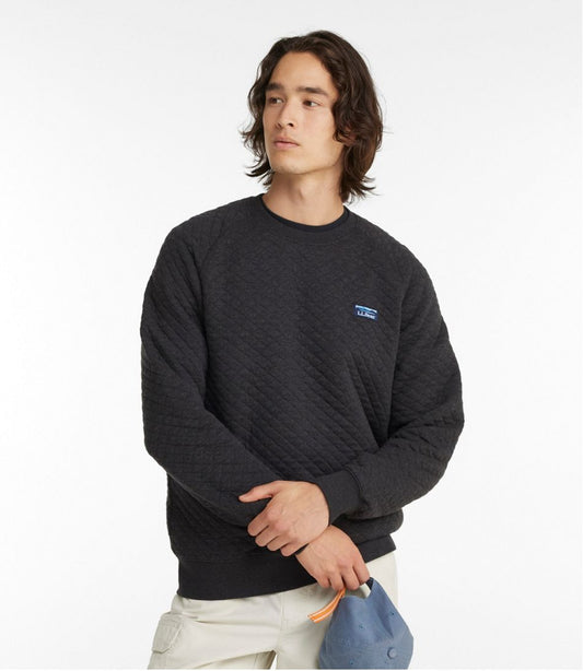 Men's Quilted Sweatshirt, Crewneck | L.L.Bean for sale