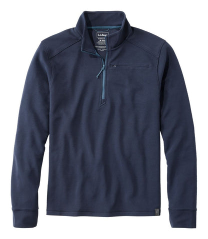 Men's VentureStretch Ottoman-Rib Pullover, Quarter-Zip | L.L.Bean on sale