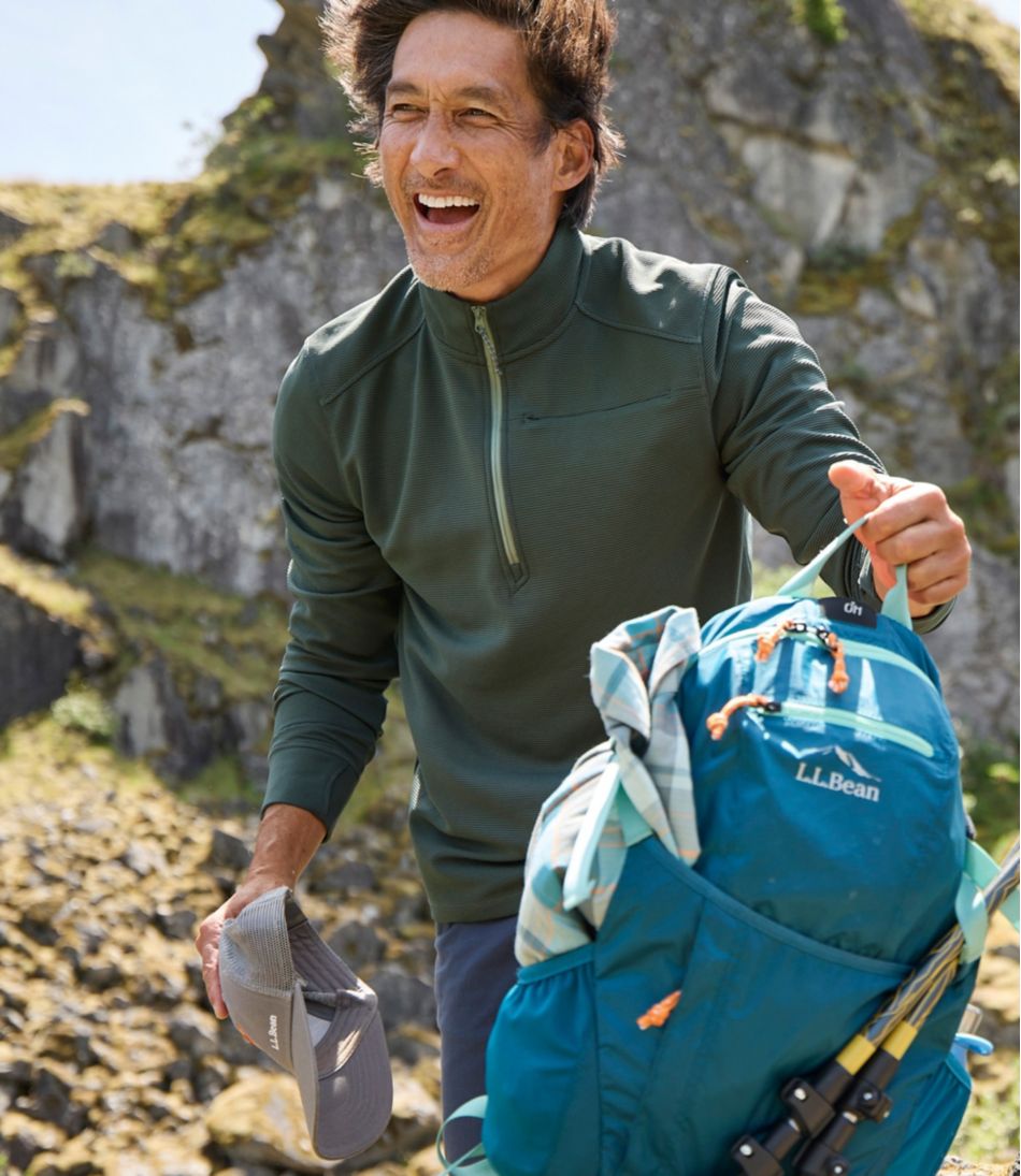 Men's VentureStretch Ottoman-Rib Pullover, Quarter-Zip | L.L.Bean on sale