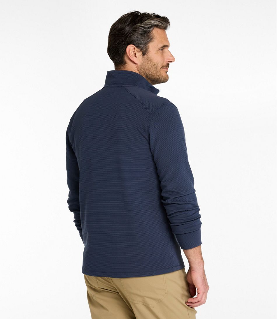 Men's VentureStretch Ottoman-Rib Pullover, Quarter-Zip | L.L.Bean on sale