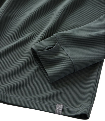 Men's VentureStretch Ottoman-Rib Pullover, Quarter-Zip | L.L.Bean on sale