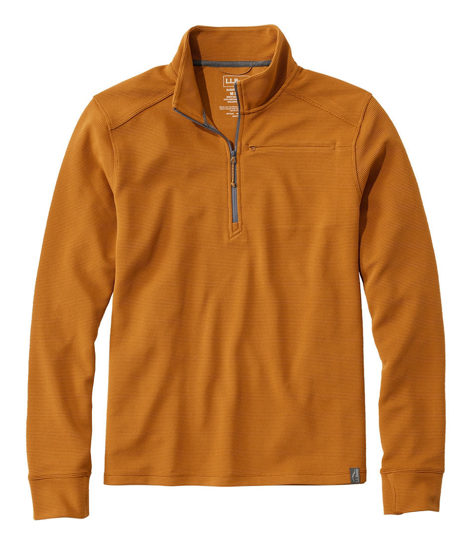 Men's VentureStretch Ottoman-Rib Pullover, Quarter-Zip | L.L.Bean on sale - US 2182