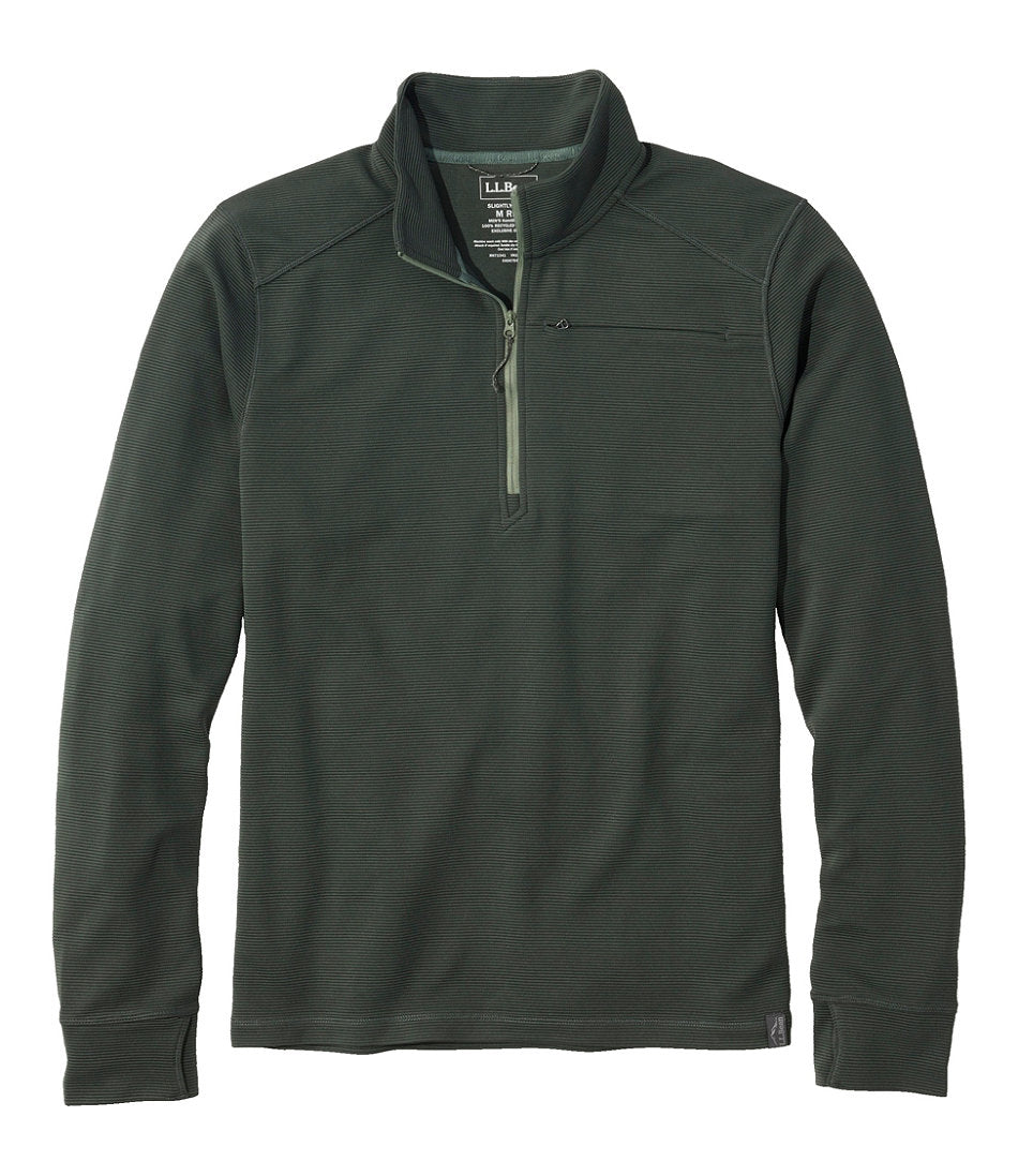 Men's VentureStretch Ottoman-Rib Pullover, Quarter-Zip | L.L.Bean on sale - US 2182