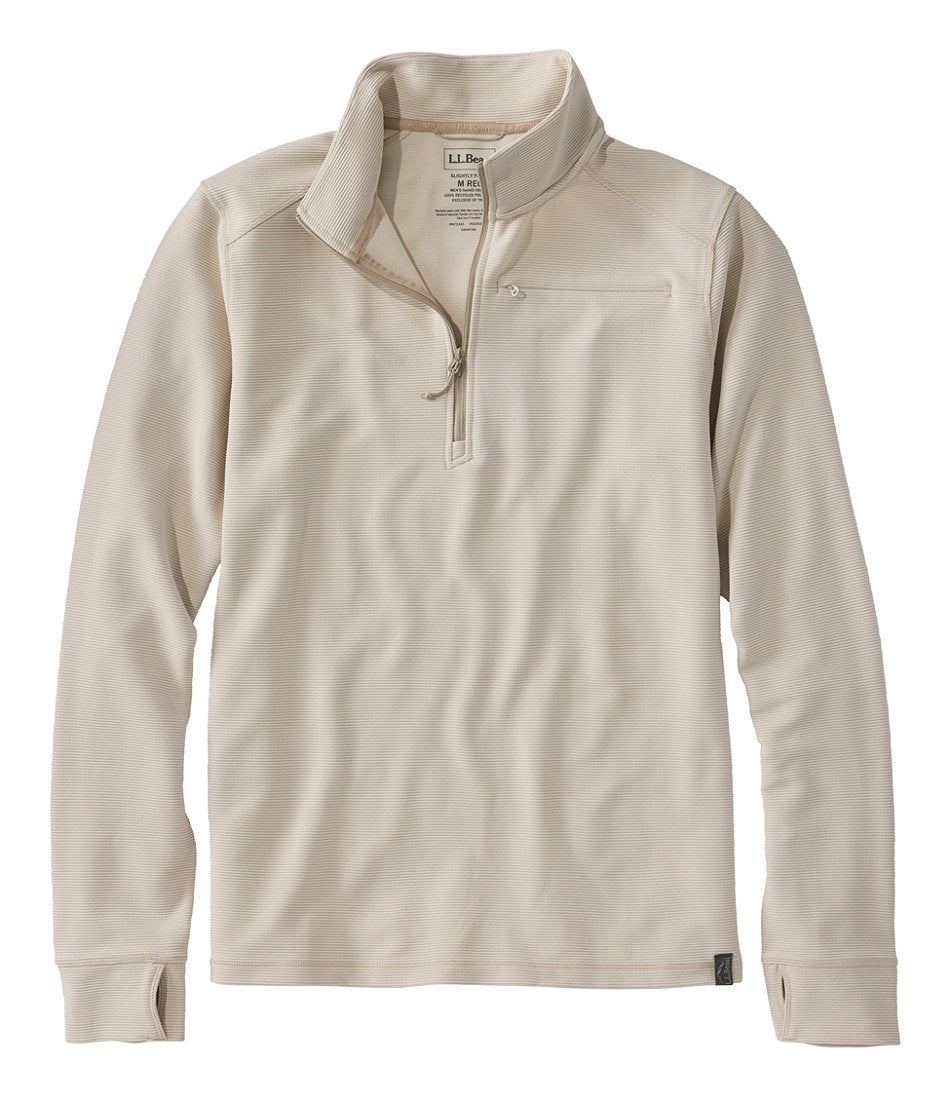 Men's VentureStretch Ottoman-Rib Pullover, Quarter-Zip | L.L.Bean on sale - US 2182