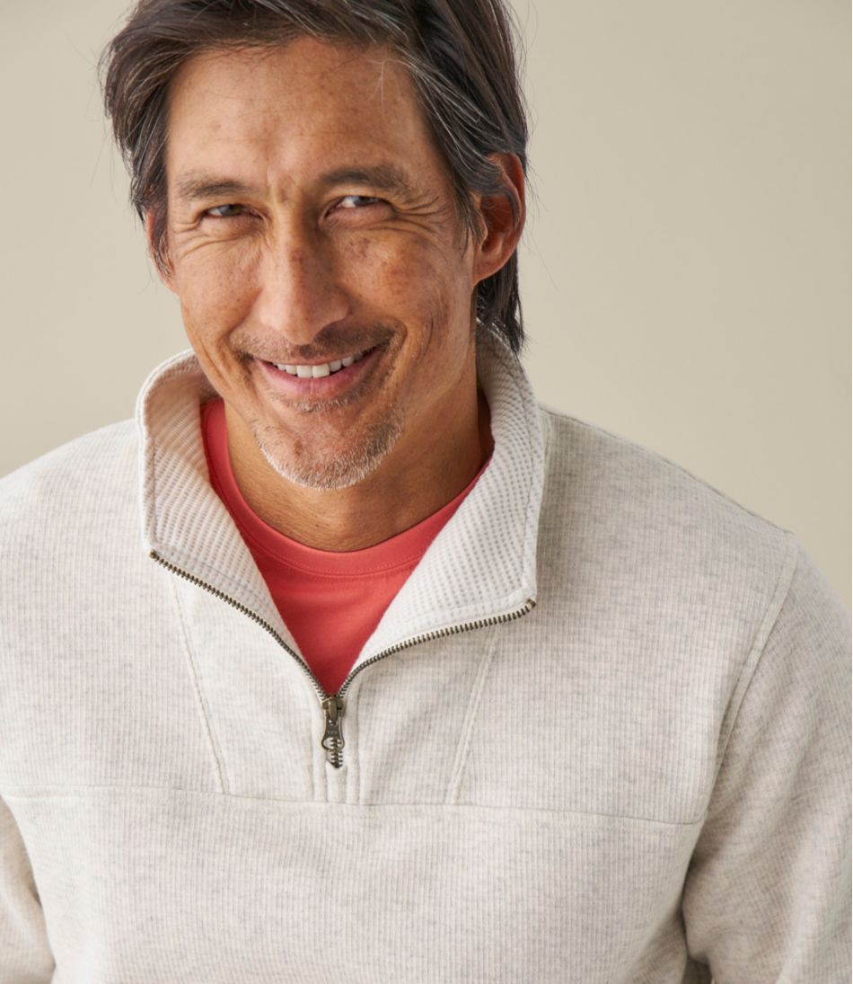 Men's All Seasons Textured Sweats, Quarter-Zip | L.L.Bean near me