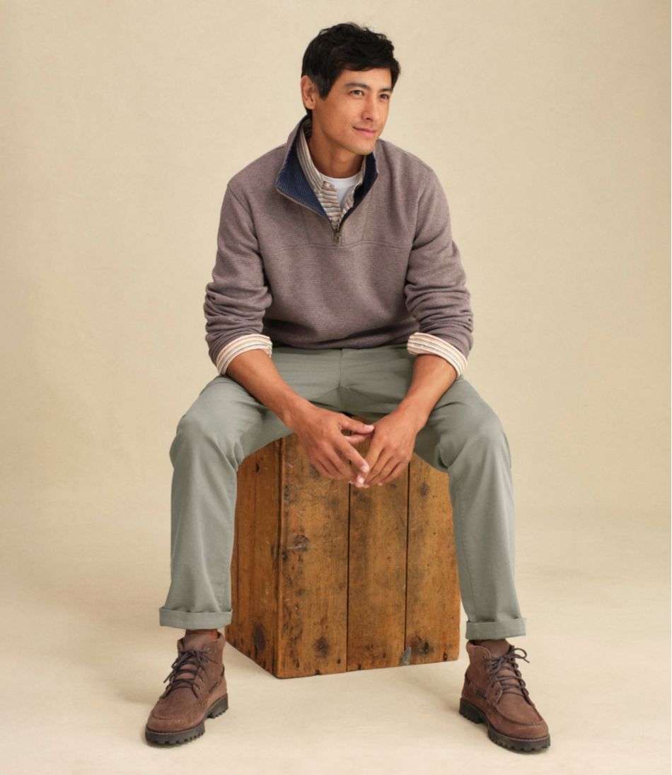 Men's All Seasons Textured Sweats, Quarter-Zip | L.L.Bean near me