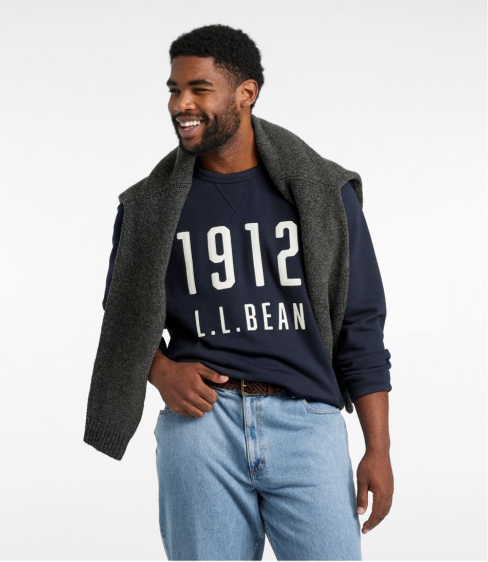 Men's Signature Rugged Crewneck Sweatshirt | L.L.Bean on sale