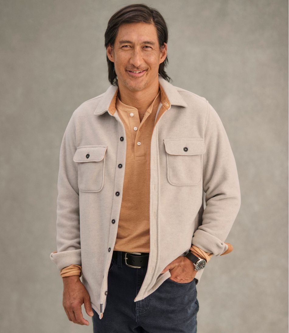 Men's Bean's Mariner Fleece Shirt | L.L.Bean for sale