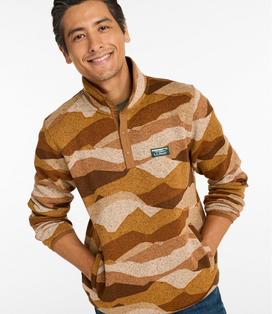 Men's L.L.Bean Sweater Fleece Pullover, Print | L.L.Bean near me