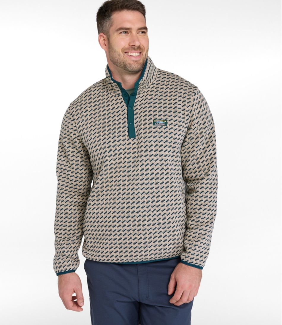 Men's L.L.Bean Sweater Fleece Pullover, Print | L.L.Bean near me