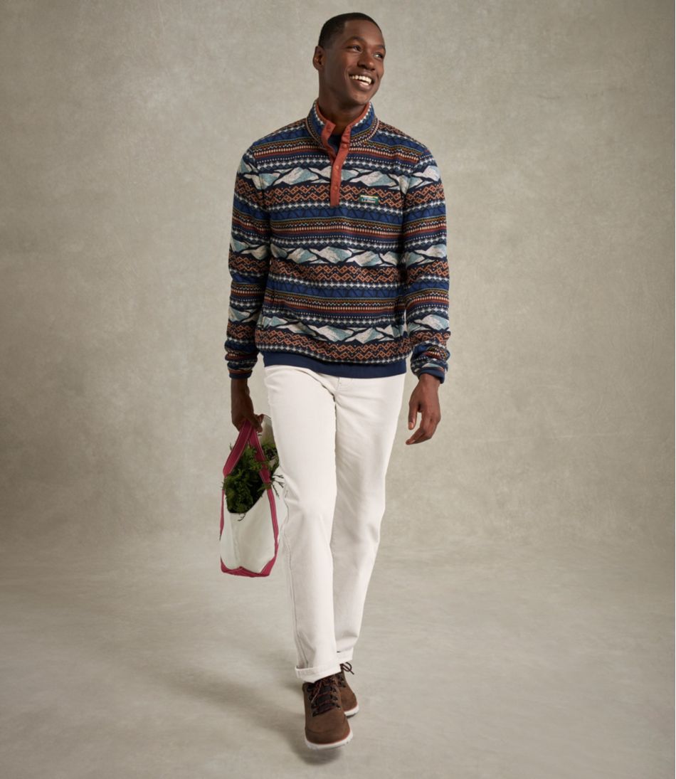 Men's L.L.Bean Sweater Fleece Pullover, Print | L.L.Bean near me