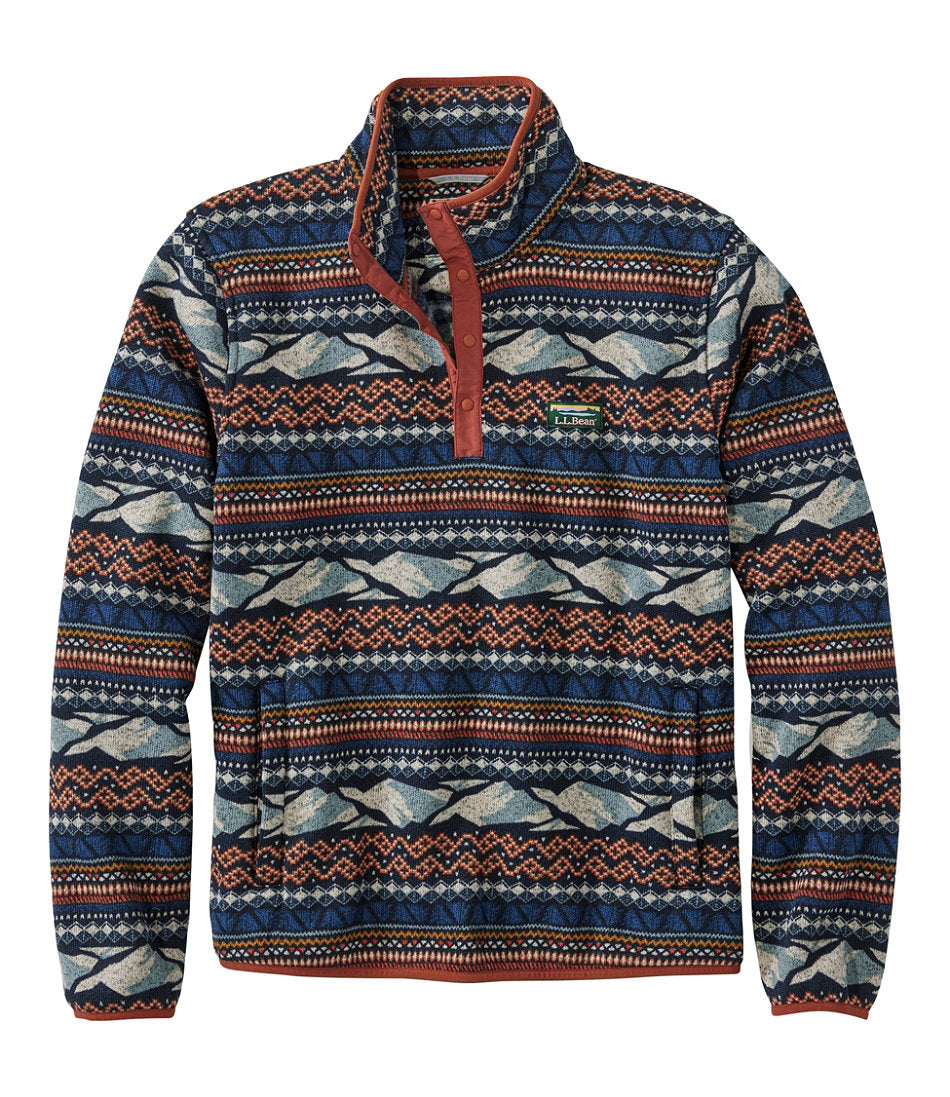 Men's L.L.Bean Sweater Fleece Pullover, Print | L.L.Bean near me - US 2624