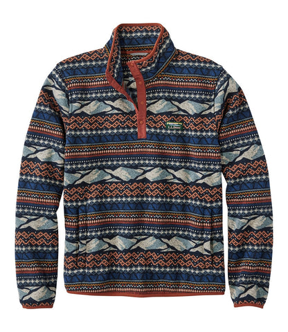 Men's L.L.Bean Sweater Fleece Pullover, Print | L.L.Bean near me - US 2624