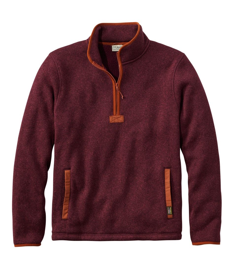 Men's Bean's Sweater Fleece Half-Zip Pullover | L.L.Bean discount