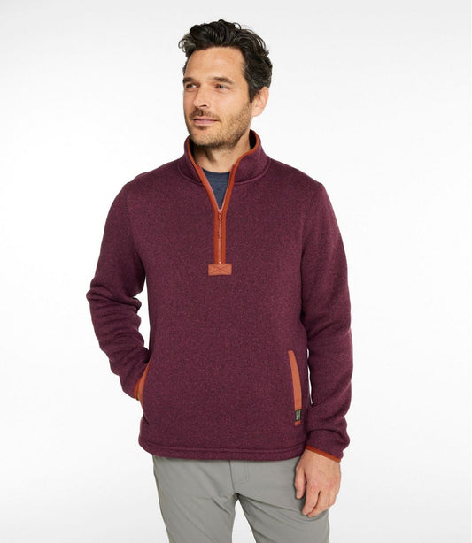 Men's Bean's Sweater Fleece Half-Zip Pullover | L.L.Bean discount