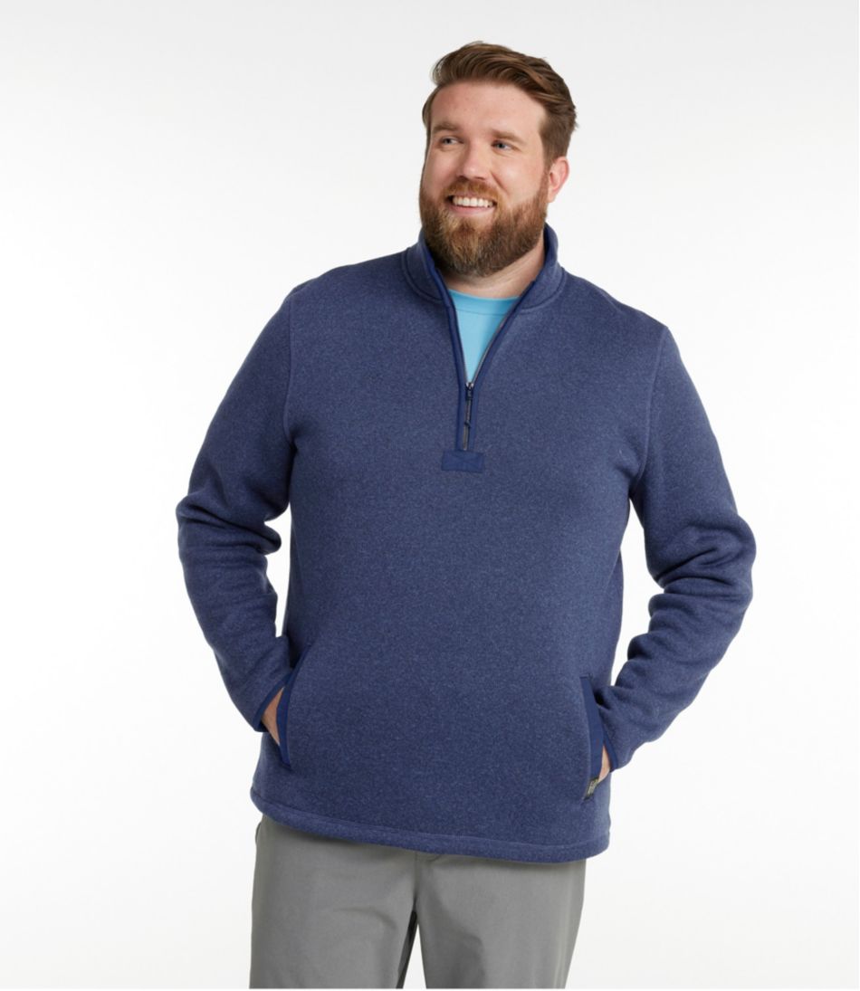 Men's Bean's Sweater Fleece Half-Zip Pullover | L.L.Bean discount
