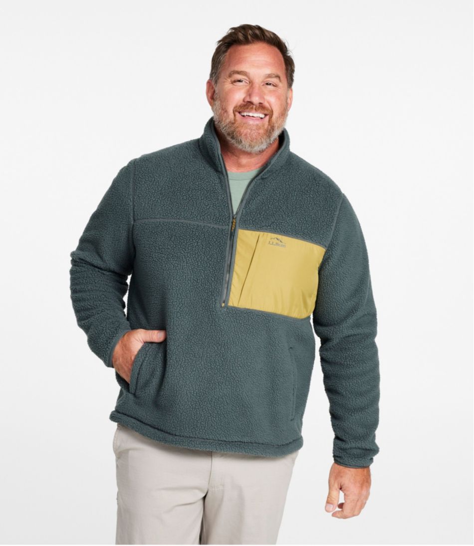 Men's Mountainside Fleece, Half-Zip | L.L.Bean outlet