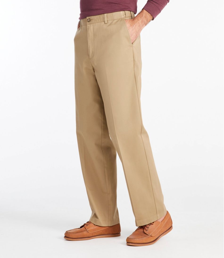 Men's Wrinkle-Free Double L® Chinos, Natural Fit, Hidden Comfort, Plain Front | L.L.Bean near me
