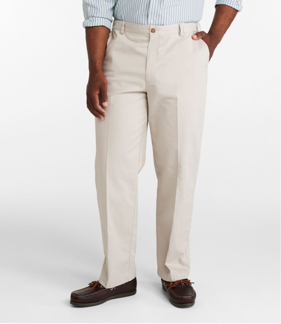 Men's Wrinkle-Free Double L® Chinos, Natural Fit, Hidden Comfort, Plain Front | L.L.Bean near me