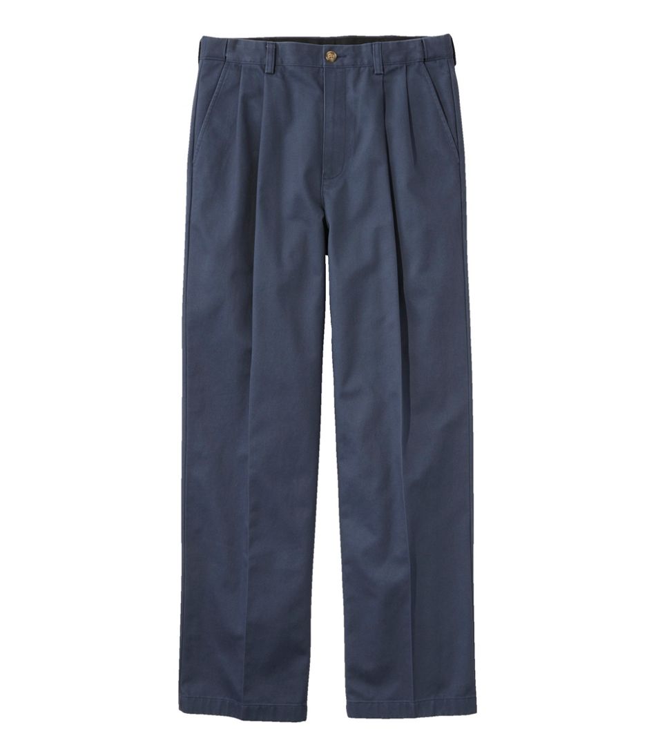 Men's Wrinkle-Free Double L® Chinos, Natural Fit, Hidden Comfort, Pleated | L.L.Bean online