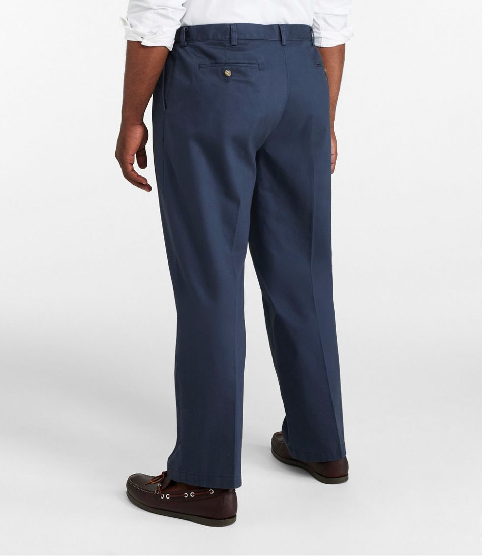 Men's Wrinkle-Free Double L® Chinos, Natural Fit, Hidden Comfort, Pleated | L.L.Bean online